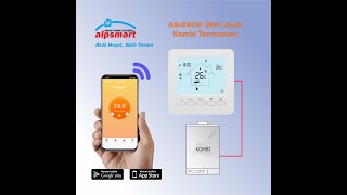 AlpSmart  Wi-Fi Akıllı Kablolu Oda Termostatı