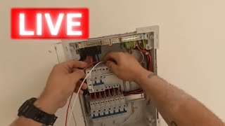 Electrician Installs A SWITCHBOARD (no edits)