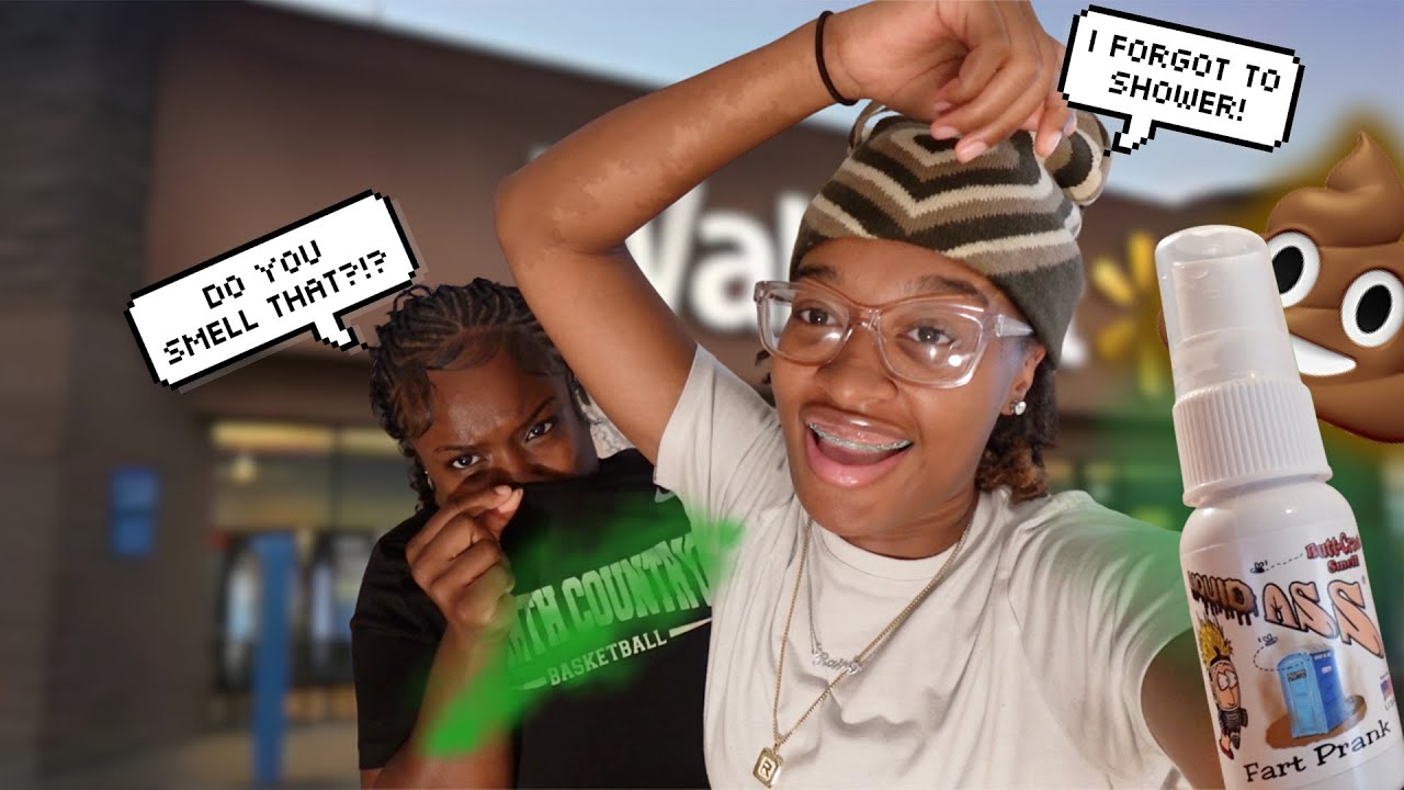 Fart Spray Prank On My Girlfriend In Public Hilarious Youtube