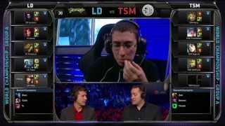 LD vs TSM | Lemondogs vs TSM Worlds 2013 Day 6 Group A | Season 3 championship D6G7 VOD