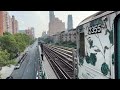 ⁴ᴷ mta new york city subway r62a 1 train with “and just like that” fox series wrap @125th street