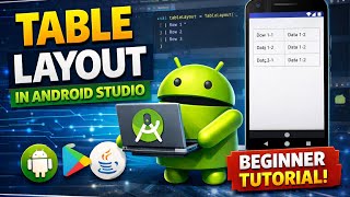 Table Layout Tutorial for Android Studio App Development [2025] #androidstudio #tablelayout #android