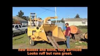 1999 Vermeer BC1230 Disc Chipper demo