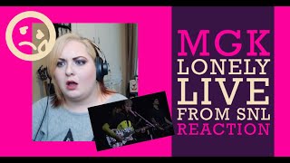 Machine Gun Kelly - lonely LIVE from Saturday Night Live - REACTION