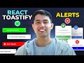 #36: Integrating React Toastify for Dynamic Alerts in React Apps | Mern Series in Hindi