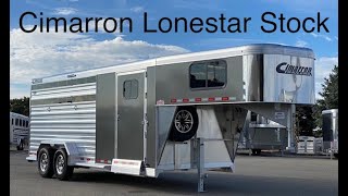 2023 Cimarron Lonestar Stock Gooseneck Stock Combo