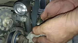 MITSUBISHI 4G64 HOW TO REPLACE TIMING BELT ADJUSTER AND TIMING BELT EASY WAY