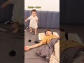 爸爸呼嚕聲太大怎麼辦？看女兒怎麼解決！ baby cute funny 萌娃