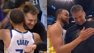 Stephen Curry shows love to Luka Doncic after Lakers vs Warriors