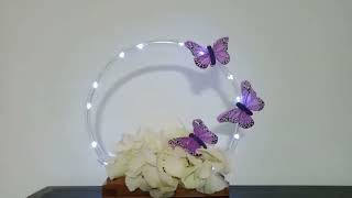 Centro de mesa para xv años 👸con temática de mariposas 🦋