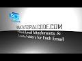 Save Email Attachments and Create Folders VBA Email Outlook