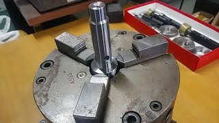 How to make an iron shaft with a lathe　ものづくり　旋盤加工　鉄シャフト加工