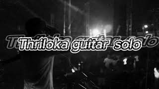 Thriloka Guitar solo🎸🍁 | Live at Horana | Sandaru gimhana | Line One Band #trending #guitar #shredd