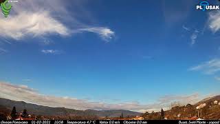 Buzet, Sveti Martin - zapad 01.02.2021 Day HD TimeLapse