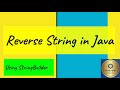 Reverse String using stringbuilder||reverse string in java using stringbuilder||Java tutorial #short