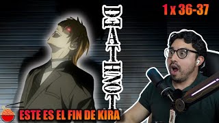 ¡ESTE ES EL FIN DE KIRA! /Reaccionando por primera vez a Death Note /1x36-37