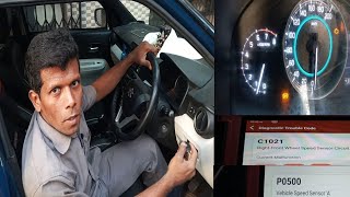 ABS Warning Light Stay On Dashboard Maruti Suzuki ignis | Error Code C1021 | Code P0500