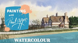 How to Paint a Watercolour of Old Country School Houses.