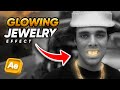 EASY BLACK & WHITE GLOWING JEWELRY EFFECT in 2 minutes... (After Effects)