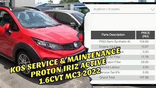 2022 KOS SERVICE PROTON IRIZ ACTIVE 1.6CVT MC3