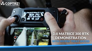 Coptrz demonstrate the DJI Matrice 300 RTK and H20 T to Severn Trent Water