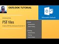 PST File in Microsoft Outlook.  PST files