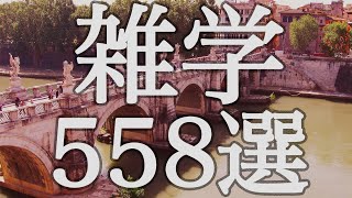 【睡眠用】不眠症・眠れない・今すぐ寝たい・聞き流しで眠る雑学５５８選【広告は最初のみ（途中広告なし）】