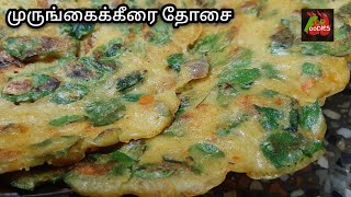 பாரம்பரிய முருங்கைக்கீரை தோசை | DHOSA-2 | 🔴Traditional Tasty Moringa leaves Dhosa 🔴