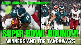 Eagles CRUSH the Commanders 🔥🦅 Reaction \u0026 Top Takeaways from the HUGE WIN!