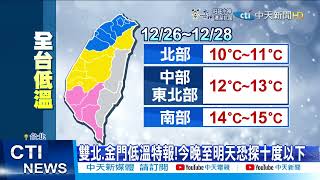 【每日必看】雪白耶誕!玉山三度降雪 全台越晚越冷@中天新聞CtiNews 20211225