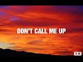 Mabel - Don't Call Me Up ( Lyrics Video )