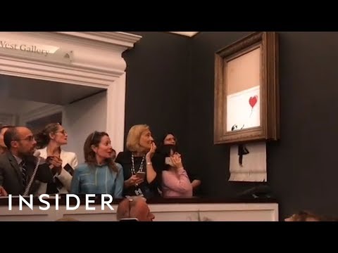 Why Banksy’s shredded girl with balloon painting may now be worth 2 million?