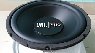 JBL 1500 HI SUBWOOFER UNBOXING