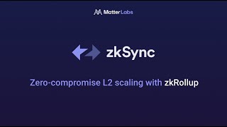 L2 scalability and zkSync (Edcon talk)