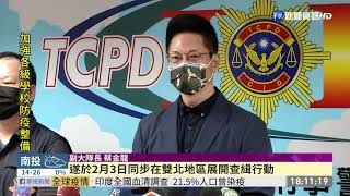 北市執行全國掃黑行動 逮捕逾6百嫌犯｜華視新聞 20210205