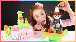 콩순이 싱크대 야채씻기 장난감 으로 캐리의 소꿉놀이 CarrieAndToys