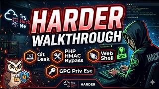 TryHackMe Harder (Free Room) Walkthrough | Git Leak, PHP HMAC Bypass & GPG Privilege Escalation