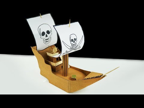 How to Pirates of the Caribbean Ship from Cardboard How to Pirates of the Caribbean Ship from Cardboard