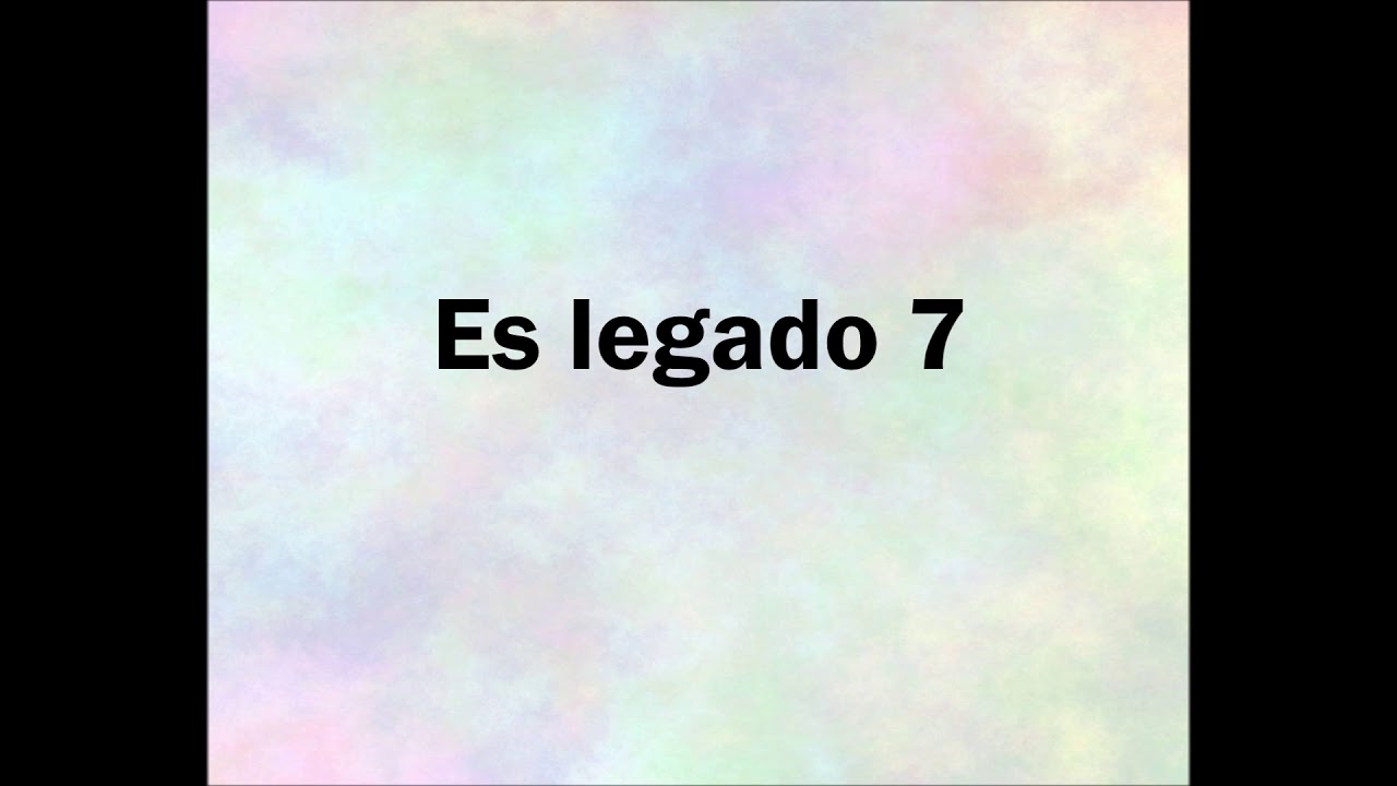 Letra El Afro Legado 7 Youtube