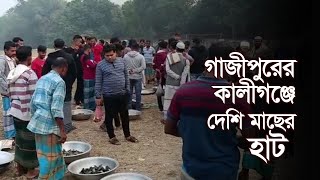 গাজীপুরের কালীগঞ্জে দেশি মাছের হাট | Kalignaj | Gazipur News | RisingBD