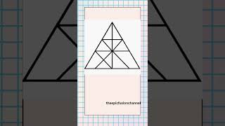 How Many Triangles? | Answer Reveal for the Triangle Puzzle Challenge #shorts#mathshorts#mathpuzzle