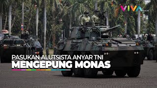 Monas Terkepung, Alutsista Anyar Meriahkan HUT Ke 78 TNI