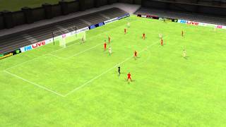Some Great Goals In A Football Manager Match [FULL HD]