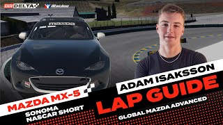 iRacing Lap Guide: Mazda MX-5 at Sonoma - NASCAR Short