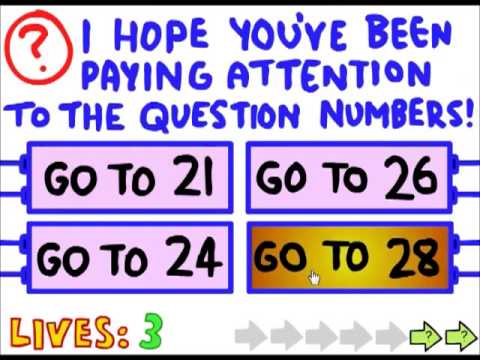 The Impossible Quiz (All Answers and Completed) The Impossible Quiz (All Answers and Completed)