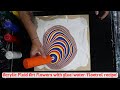 Step by step Acrylic Fluid Art Tutorial Pride Month Collaboration Water Glue Floetrol Recipe # 364