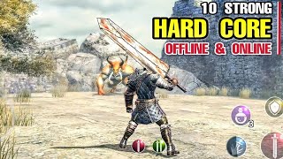 Top 10 Strong HARD CORE Games RPG for Android iOS (OFFLINE \u0026 ONLINE) | Best HARD CORE games Android