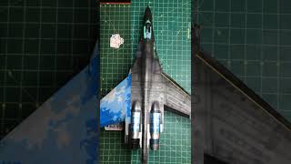 Sukhoi Su 27 - 1/32 trumpeter - plasticmodel- Ukraine air force - scalemodel - aircraft model