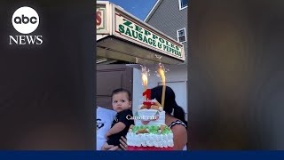 I might gain 5 pounds at this Italian-themed 1st birthday party