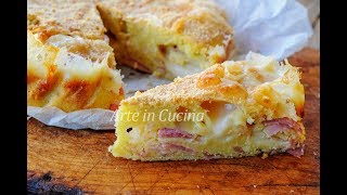 Torta salata 5 minuti gratinata farcita veloce